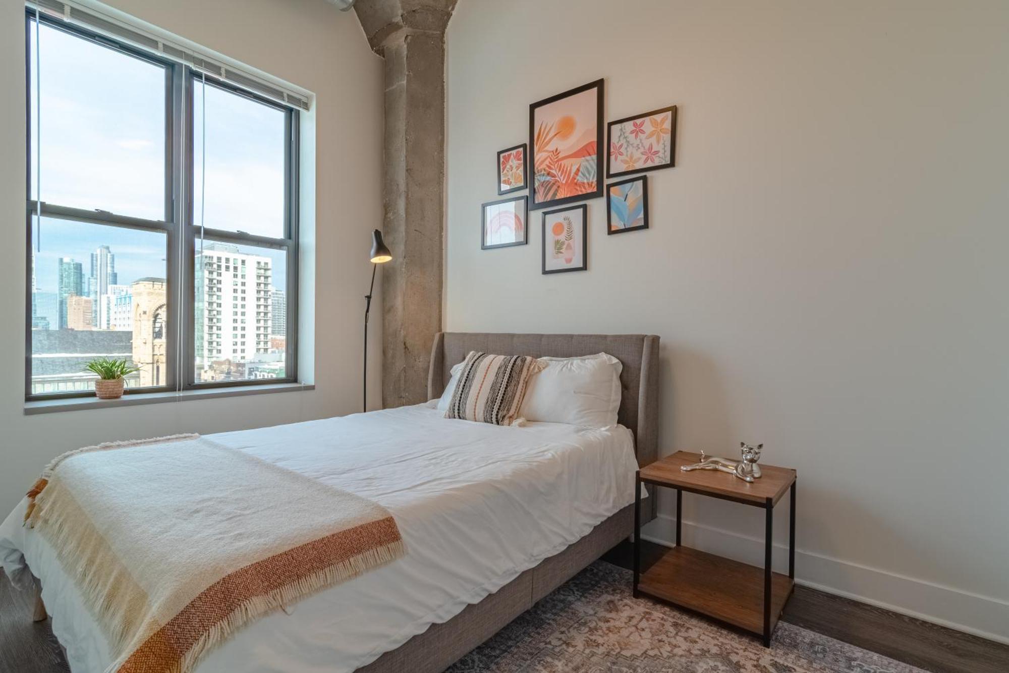 Modern 2Br Loft With Amazing City Skyline View And Optional Parking For 8 Guests Near Mccormick Place And Soldier Field Chicago Ngoại thất bức ảnh