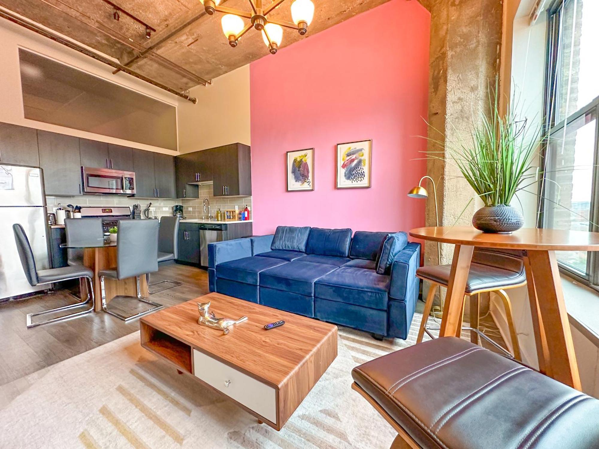 Modern 2Br Loft With Amazing City Skyline View And Optional Parking For 8 Guests Near Mccormick Place And Soldier Field Chicago Ngoại thất bức ảnh