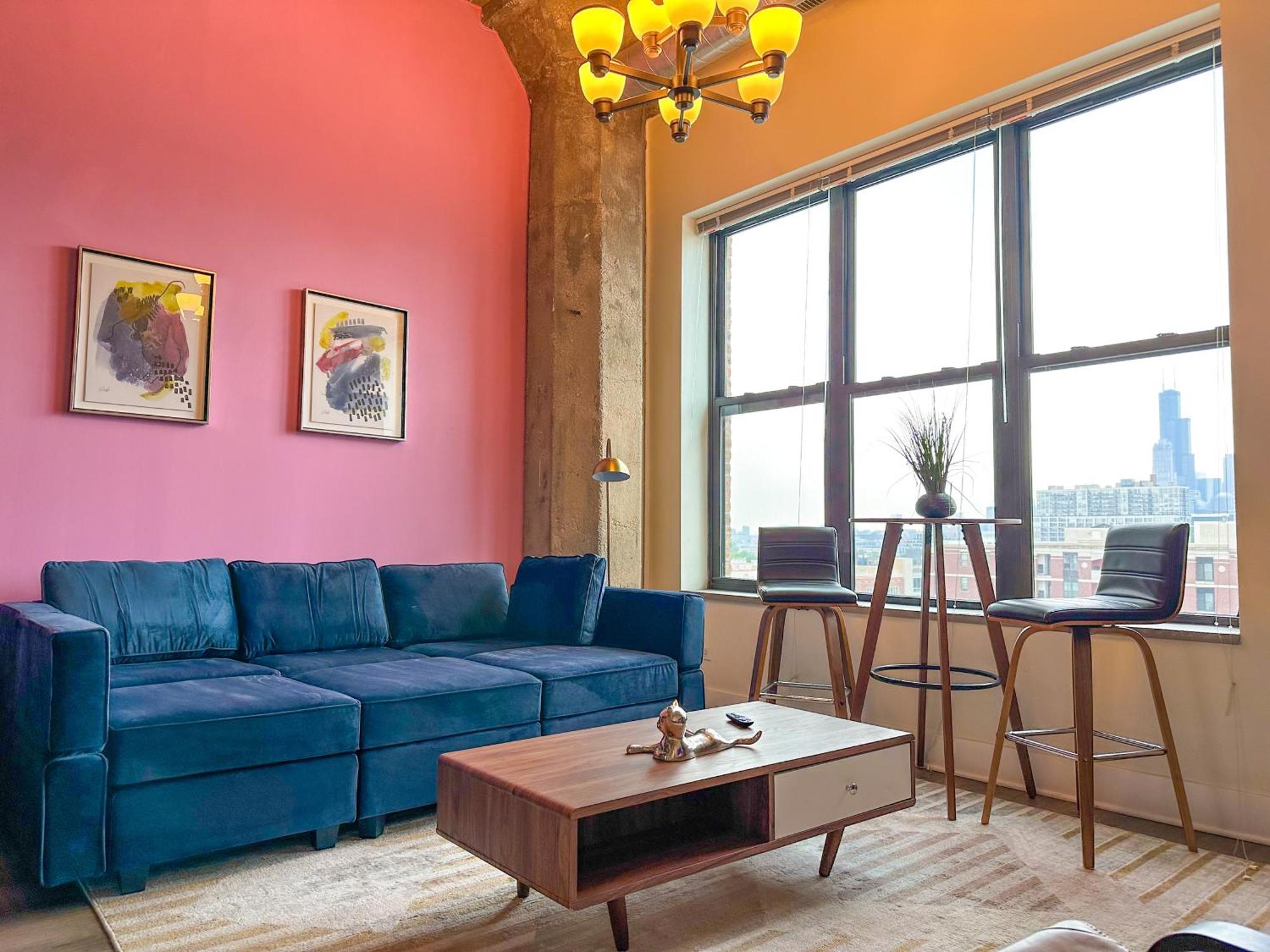 Modern 2Br Loft With Amazing City Skyline View And Optional Parking For 8 Guests Near Mccormick Place And Soldier Field Chicago Ngoại thất bức ảnh