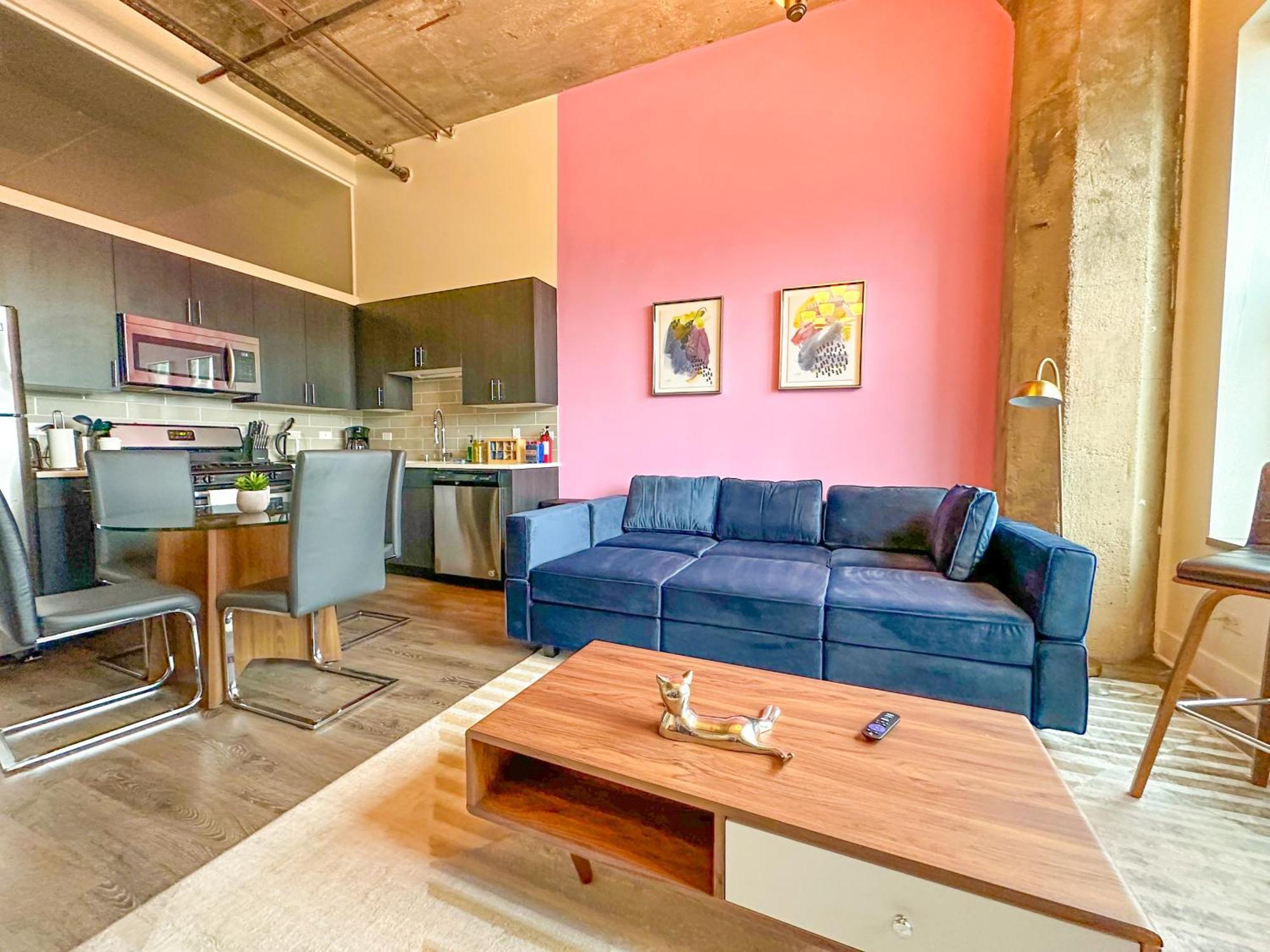 Modern 2Br Loft With Amazing City Skyline View And Optional Parking For 8 Guests Near Mccormick Place And Soldier Field Chicago Ngoại thất bức ảnh